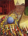 may day prozession in moskau 1956 Diego Rivera
